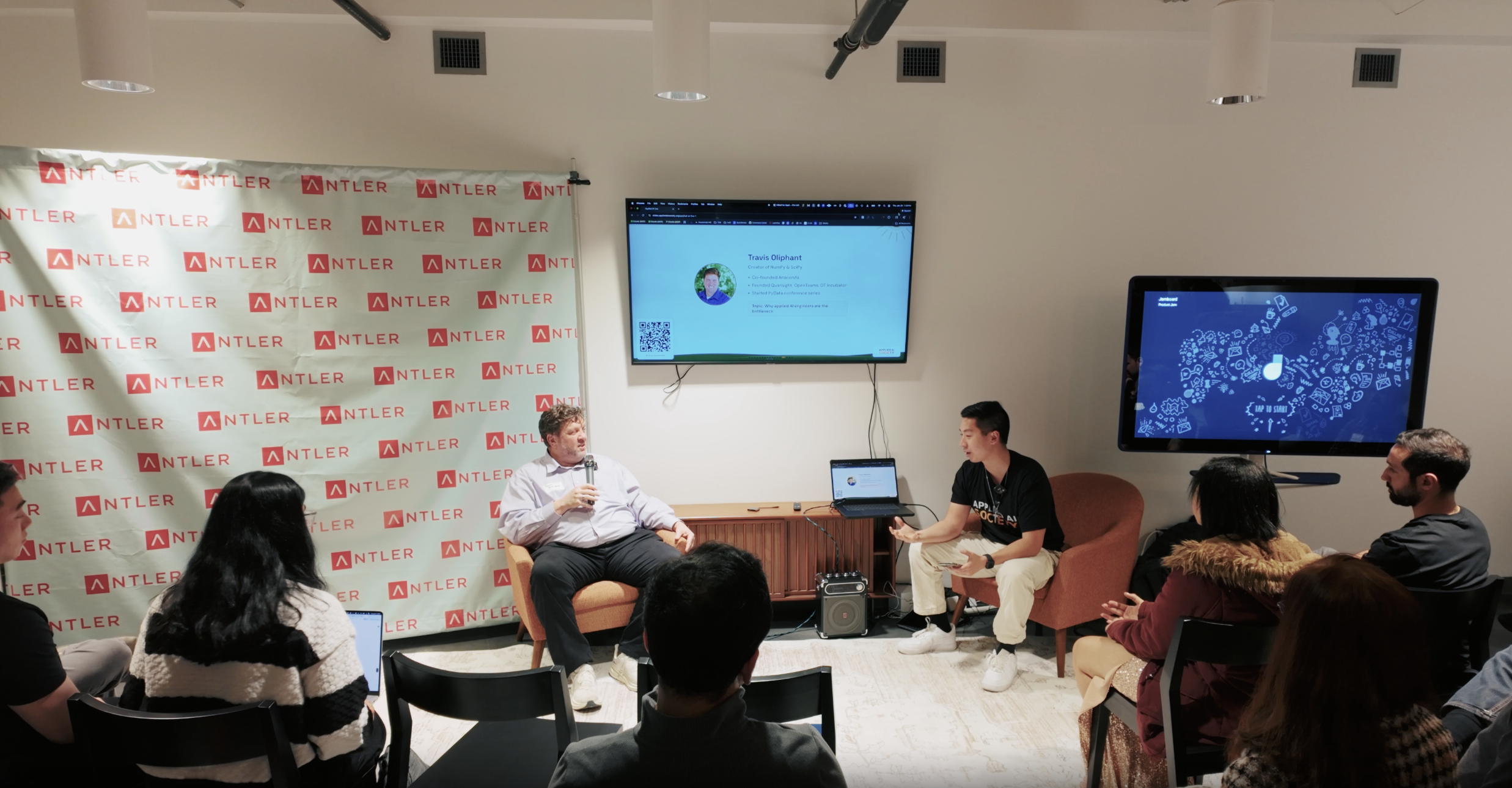 Dedicated camera setup at Applied AI Live #1