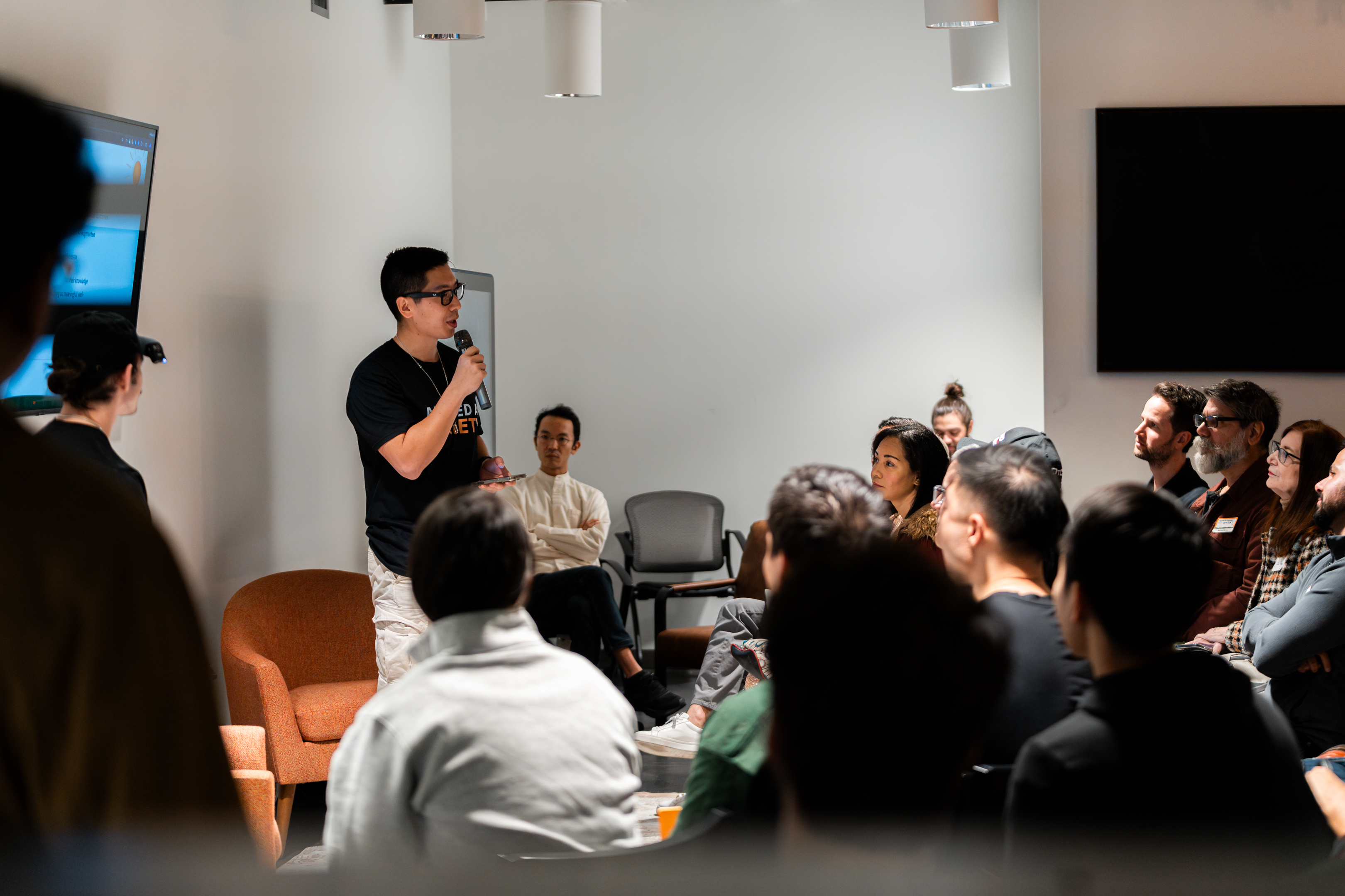 Gary Sheng hosting Applied AI Live #1 at Antler VC