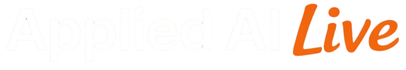 Applied AI Live - White Text